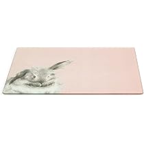 Set Tazza E Vassoio Wrendale Designs Di Royal Worcester - Motivo Coniglio Rosa - Ceramica E Melamina