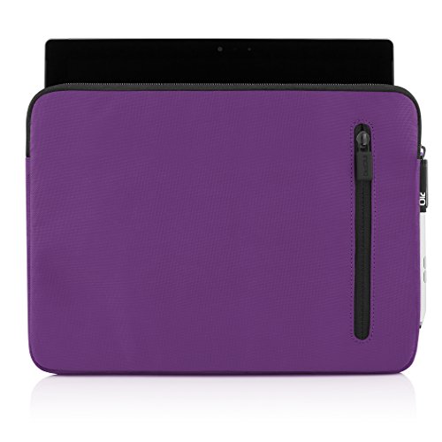Incipio ORD horizontale Tasche für Microsoft Surface 3 – von Microsoft zertifizierte, gepolsterte Nylon-Schutztasche inkl. Außentasche – lila - 2
