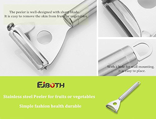 EJBOTH Doppelt Schicht Seiher Drainierender Kunststoff, [2pcs ablässt Korb + 1pc Schäler] Multifunktionales Waschen Schüssel Household Drain Basket Strainer Sieb Hohl Ausführung Colander Becken Für Waschen Obst & Gemüse [Rosa] - 7
