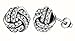 Produktbild SaySure - 925 Sterling Silver Sparkling Love Knots Stud Earrings