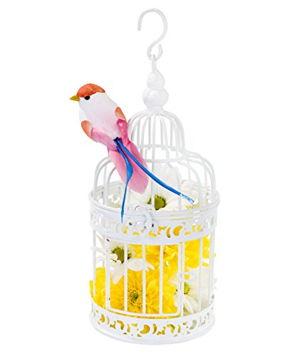 Talking Tables Be Happy Vogelkäfig, Weiß - 2