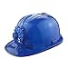 Produktbild JiaoLiao Sommer Baustellenhelm mit Solar Fan Cap Helm Anti-Smashing (Farbe : Blau)