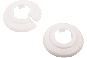 Sanitop-Wingenroth Składana proeta do systemów rurowych 28 mm lub typ 3/4" zestaw 2 rozety pokrywa do rur grzewczych Średnica zewnętrzna: 65 mm tworzywo sztuczne białe 19215 6