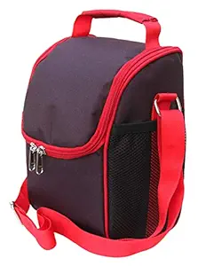 Aafeen Waterproof Office Lunch/Tiffin Bag (Brown, Z4413)