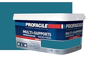 Peinture multi-support intérieur couleurs, PROFACILE 2.5 litres Bleu paon