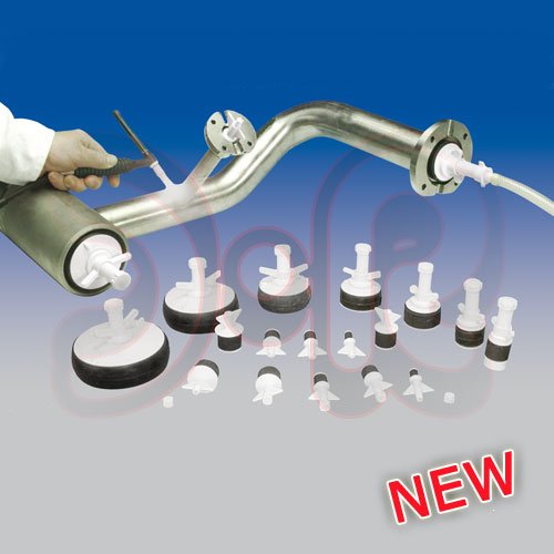 SCAPP Verstellbarer Rohrstopfen 6“ für Rohr-Innen-Ø 148 – 162 mm, mit 1/2“ Hohlgewinde (weitere Größen verfügbar) - 2