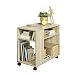 Produktbild SoBuy® FBT34-N Beistelltisch, Zeitungsständer, Couchtisch, Nachttisch, Tisch mit Rollen