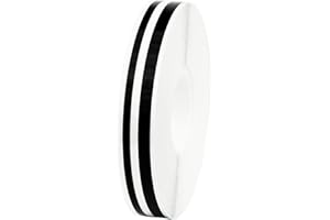 Prolac Zierstreifen (10 m) für das Auto, Motorrad, Boot oder zum DIY Basteln | Dekostreifen Klebestreifen/Seitenstreifen selbstklebend, Schwarz Glanz