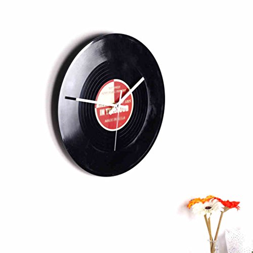 Vinyl Records Vintage Creative Vocal Machine Clock