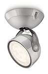 Philips DYNA spot LED orientable luminaire d'intérieur Gris Matières synthétiques