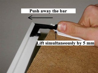 Iowa Kunststoff-Bilderrahmen 22×33 cm 33×22 cm Farbwahl jetzt : Terra Gold mit reflexfreiem Acrylglas Posterrahmen - 5