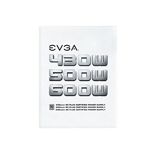 EVGA 600 W1  80  Blanco 600W  3 a  os de garant  a  Fuente de alimentaci  n 100-W1-0600-K2