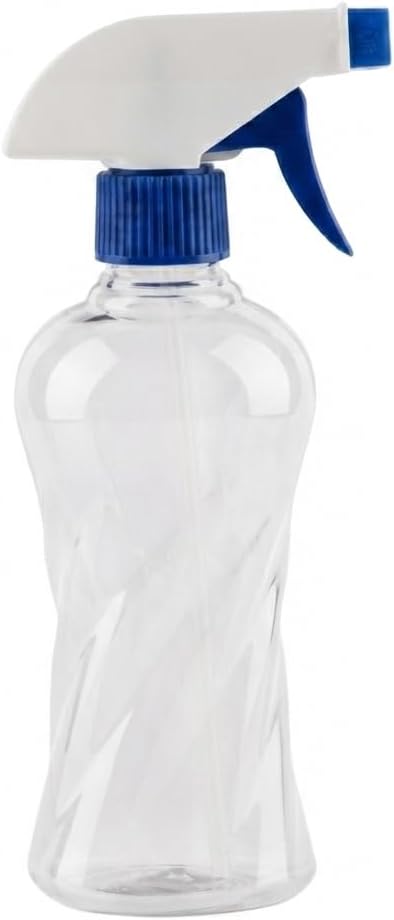 ÇARŞIBU 350 ML BOŞ SPREY ŞİŞE PÜSKÜRTÜCÜ FISFIS (Şeffaf Gövde/Mavi Başlık)