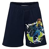Ton-in-Ton-Nähte LEGO Jungen Lego Movie CM-50275-SWEAT Shorts Blau (Dark Navy 590), (Herstellergröße: 128)