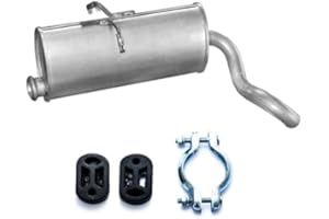 POLMOSTROW CITROEN BERLINGO ENDSCHALLDÄMPFER AUSPUFF ENDTOPF + MONTAGESATZ