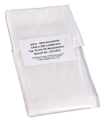 peha® Matratzenhüllen / Schutzhüllen Maxi, gefaltet, Typ 70 145x20x230 cm