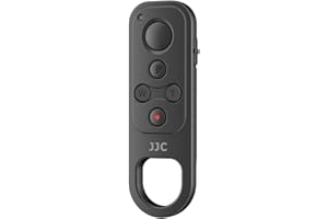 JJC Bezprzewodowy pilot zdalnego sterowania Bluetooth do Fujifilm X100VI X-S20, X-H2S, X-H2, X-T5, X-T4, X-T3, X-T30 II, X-T30, X-S103 - zastępuje FUJI. Uchwyt statywu TG-BT1