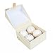 Natural Bath Bombs Gift Pack, Essential Oil Handmade Spa Bomb Fizzies- 4 Different Flowers Fragrance (Set of 4)
