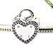 Produktbild PANDOCCI 2018 Valentinstag sperren Sie Ihre Versprechen Clip Bead 925 Silber DIY passt für Original Pandora Armbänder Charm Modeschmuck