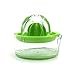Produktbild Hand Kleine Zitruspresse Entsafter Manuelle Saftpresse Presse Squeezer Haushalt Portable Fruchtsaft Gemüsesaft Multi-function Kleine Mini Saft Tasse Mit Behälter Und Deckel Kunststoff Transparent Grün