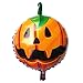 Produktbild VEMOW Heißer Halloween Party Dekoration kürbis Kopf Dekorative Folienballons(Mehrfarbig, 45cm * 45cm (Nicht aufgeblasen))