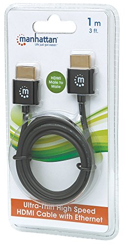 Manhattan Ultradünnes High Speed HDMI-Kabel mit Ethernet-Kanal 1m - 4