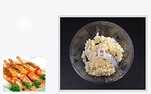 Anding Mini Manuelle Küchenmaschine Pull Hand Gemüse Chopper / Fleischwolf / Blender Chop Obst, Gemüse, Nüsse, Kräuter, Pesto, Coleslaw, Püree etc - 7