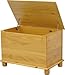 Ottoman Storage Chest Solid Pine Toy Chest Or Bedding Box Sol Bedroom Furniture