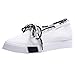 Produktbild Damen Schuhe, Malloom Frauen Wohnungen Pionted Toe Lace-up Casual Bequeme Schuhe Leinwand Schuhe Schwarz Weiß Größe: 35-40
