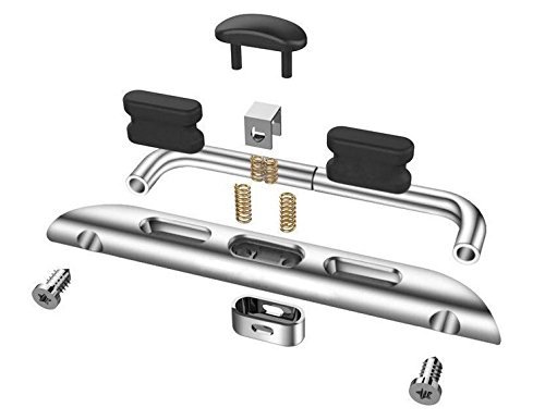 OKCS Premium Hochwertiger Apple Watch, Apple Watch 2 42 mm Basic / Sport / Edition Uhrenband Adapter Uhrenadapter Connector Strap Metallschließe in Silber