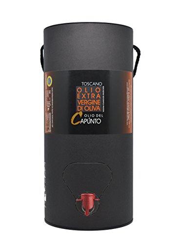 Olio extravergine di oliva toscano Bag-In-Tube 3 L - Olio del Capùnto IGP Toscano - Olio EVO 100% italiano - Fruttato medio