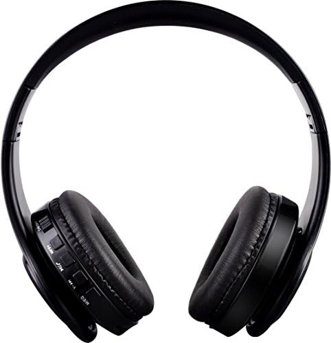Bluetooth Headphones XTang B3 Black, Wireless Foldable Over-Ear Hi-Fi Stereo Headset With Noise Cancelling Microphone, Supports Hands-Free Calling and Wired Mode for PC/ Cell Phones