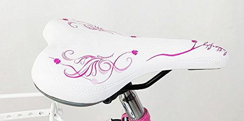 24 Zoll Kinderfahrrad Cityfahrrad Mädchenfahrrad Kinder City Fahrrad Citybike Starlet Pinkweiss 6 Gang SHIMANO mit Korb - 5