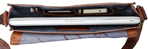 Gusti Leder studio  Pharell  Laptoptasche MacBook 13  Arbeitstasche Lehrertasche Aktentasche Businesstasche wasserfester Innenstoff 13 Zoll B  rotasch