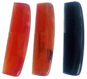 On Blow Grooming Hair Combs for Men and Women (Pack of 3). Random Colors will be Shipped
