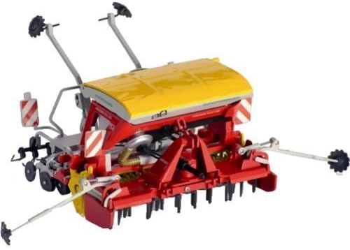P˜ktinger Aerosem 3002 ADD [ROS 60150?], Pneumatic mounted seed drill, 1:32 Die Cast by ROS