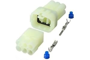 PA PRODUCTS Sumitomo HM 090 MT 6 Way Connector Plug Set With Pins Seals Fits Suzuki, Yamaha & Honda