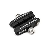 Clarks Elite Road Brake Pads with Lightweight Alloy Holder for Shimano 105SC, Ultegra, Dura-Ace, 55 mm