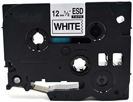 Eseller Direct® - Compatible Brother Label Tape TZ-231 / TZe-231 | Black On White / 12mm x 8m for Brother P-Touch 1000W 1010 1090 1830VP 2030VP 2100VP 2430PC 2470 2730VP 7100 VP7600VP H100R H300 D200VP and other P-Touch Label Printers