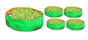 COIR GARDEN HDPE Grow Bags (18x6 inch, Pack of 5)