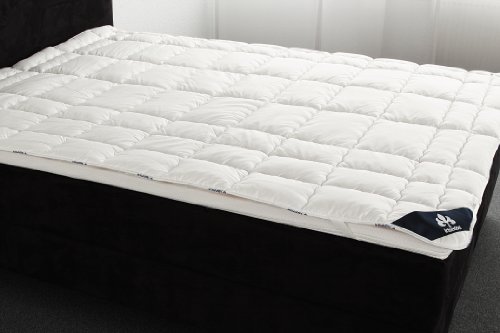 Badenia 3780290132 Bettcomfort Spannunterbett, Irisette Merino wash, 100 x 200 cm weiß - 3
