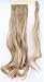 S-noilite Wrap Around Ponytail Clip in Hair Extensions One Piece Magic Paste Pony Tail Long Straight Wavy Curly Soft Silky for Women (17 inches-Curly, Ash blonde)