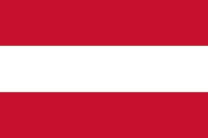 Premium Fahnen Flagge - 90 x 150 cm / 150 cm 90 cm - aus Polyester mit goldenen Ösen - Langlebig und Wetterfest (Österreich)