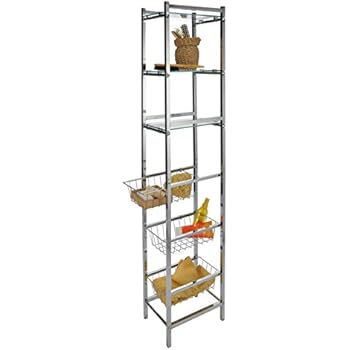 casa pura® Metallregal Rocky schwarz | dekoratives & robustes