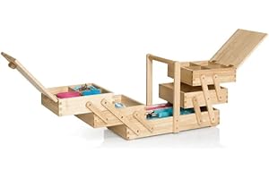 Prym Sewing Basket, Wood, Beige, Brown, L