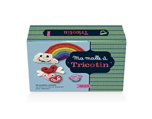 Télécharger Ma malle à tricotin : Contient : 1 livre de modèles, 1 aiguille à laine, 5 pelotes de laine, 1 tr Francais PDF
