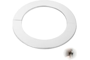 FLEWDART Fledart rosette ofenrohr 120mm Edelstah, Kaminrosette 120 mm, Kamin rosette Durchmesser 125 x 175 x 5mm Hitzebeständig für Heizkessel(120mm 1pcs)