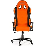 Gas Lift Clase 6 AKRacing Prime - AK-7018-BO - Silla Gaming, Color Negro/Naranja