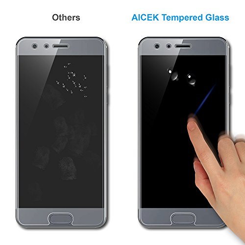  2-Pack  Protector de Pantalla Honor 9  AICEK Cristal Templado para Huawei Honor 9 Vidrio Templado Honor 9 Cristal Screen Protector
