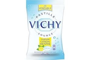 EPICERIE SUCRÉE VICHY - Citron et Menthe 230G - Lot De 4